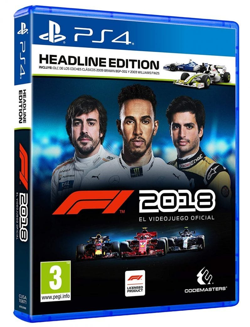 F1 2018 Headline Edition, PlayStation 4