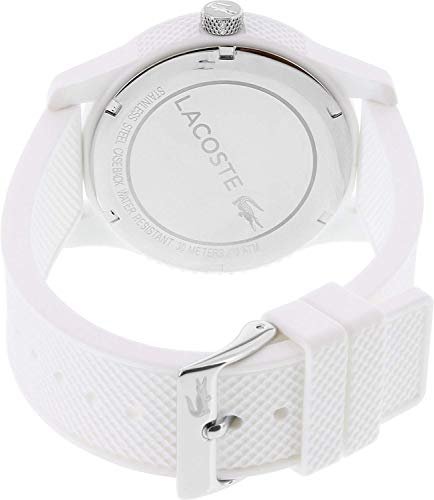 Lacoste 2010762 Lacoste.12.12 – Reloj Analógico para Hombre con Correa de Silicona: Estilo y Comodidad para el Día a Día