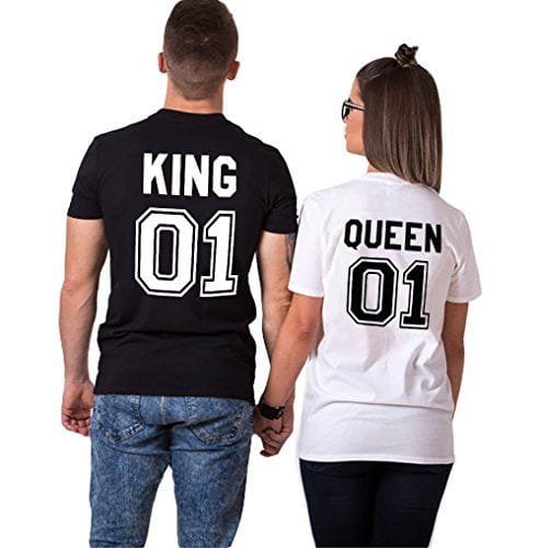 Camiseta para Parejas (King – Queen): El detalle perfecto para los enamorados
