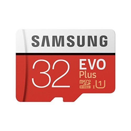 Samsung EVO Plus – Tarjeta microSD de 32 GB con Adaptador SD, 95 MB/s, UHS1