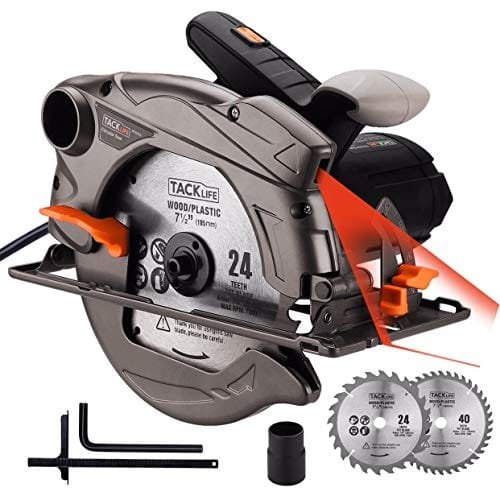 Sierra Circular Tacklife 1500W 2 Hojas a un preciazo de  39,5€