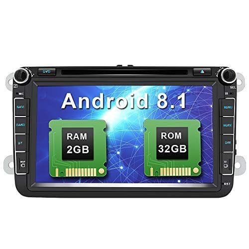 Android 8.1 Autoradio 8 Pulgadas 2 DIN Coche Estéreo con GPS