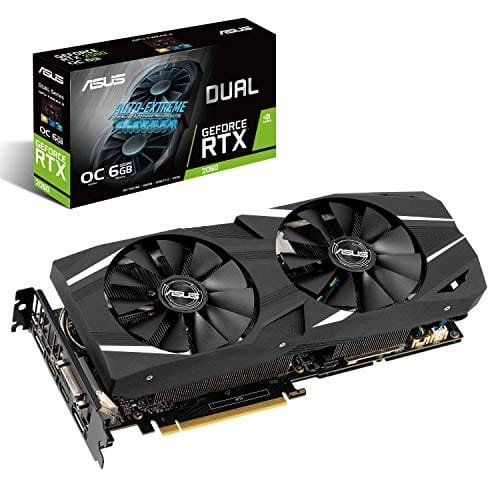 NVIDIA GeForce ASUS DUAL-RTX2060-O6 6GB