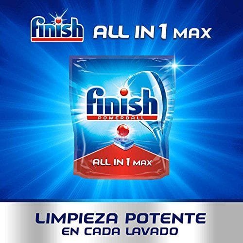 110 lavados con Finish Todo en Uno solo 15,5€