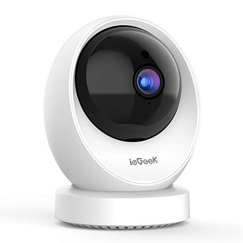 Iegeek cámara de vigilancia wifi interior, cámara ip wifi 10 por solo 29,99€