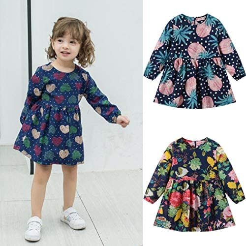Jintes vestido acampanado de cintura alta con estampado  por solo 10,50€