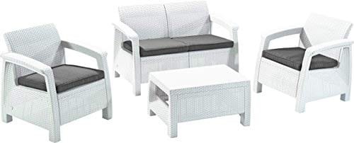 Conjunto de jardín de 4 plazas Corfu