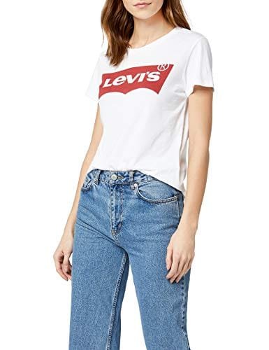 Levi’s the perfect tee, camiseta, mujer, blanco new red box por solo 12,95€