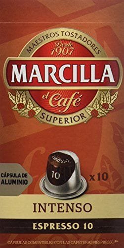 4 Paquetes de cápsulas Marcilla para Nespresso 40 unidades