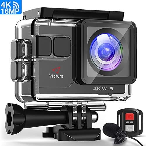 Victure ac700 cámara deportiva 4k wi-fi cámara de accion por solo 37,99€
