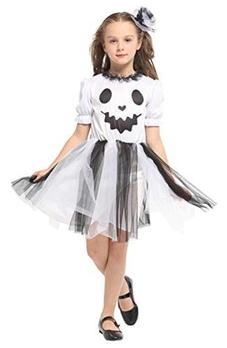Better-Life Disfraz Fantasma Chica Mueca Disfraz de Halloween