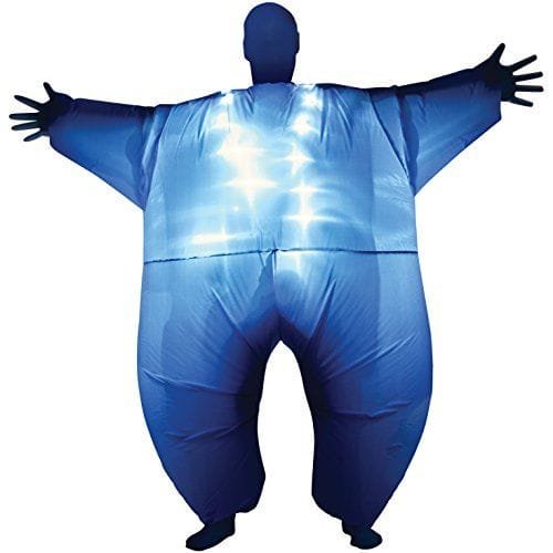 Disfraz inflable luminoso MorphCostumes MCLUMBL, talla única, color azul