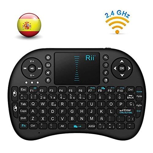 Rii Mini i8 – Teclado ergonómico con touchpad