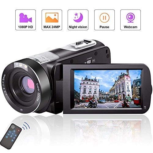 Videocámara Videocamara Full HD Camara de Video 1080P 24.0MP