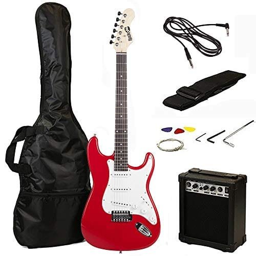 RockJam RJEG02-SK-RD – Kit de guitarra eléctrica