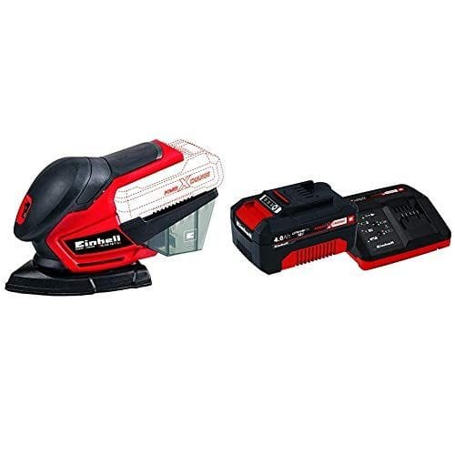Einhell 4460713 Lijadora Multi TE-OS 18 li, 0 W, 18 V, Rojo + 4512042 Kit ..