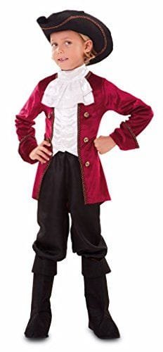 Disfraz de pirata granate para niño