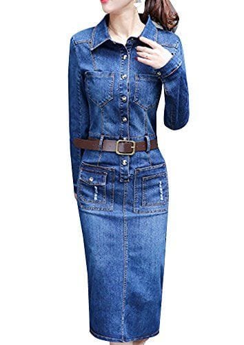 Vestidos Vaqueros Mujer