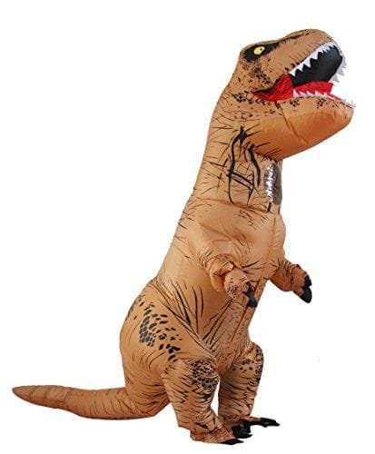 Disfraz de T-Rex hinchable Jurassic World para adulto