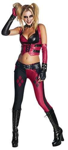 Disfraz de Harley Quinn para mujer Arkham City