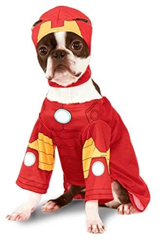 Disfraz de Iron Man para perro