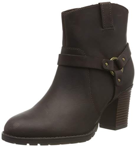 Clarks Verona Rock, Botas Plisadas para Mujer