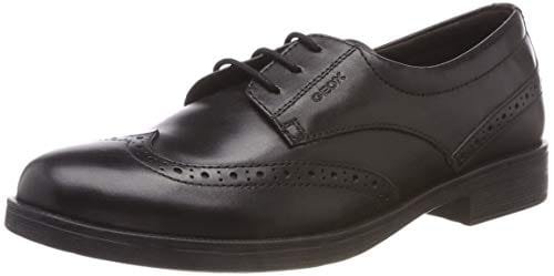 Geox Jr Agata D, Zapatos de Cordones Brogue para Niñas