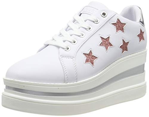 Guess Kraze2/Active Lady/Leather LIK, Zapatillas de Gimnasia para Mujer
