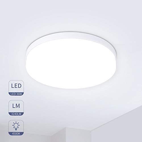 Hosome Plafon Led de Techo 36W 3040LM 4500K Plafon Techo