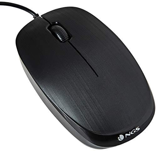 Ngs PCS71601FLAME – Ratón óptico, Color Negro
