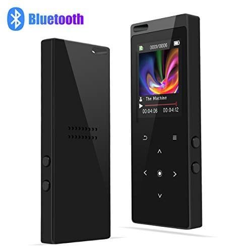 Reproductor MP3 Bluetooth 4.0 portátil con Radio FM HiFi 8GB