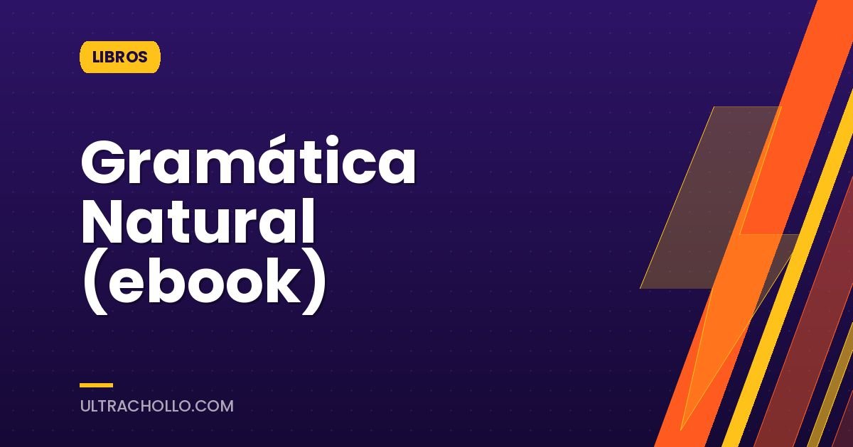 Gramática Natural (ebook)