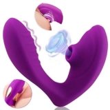 Succionador de clitoris 10 modos de inhalación/masajeador de silicona femenino,USB Recargable
