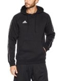 adidas CORE18 Hoody Sweatshirt, Hombre, (Negro/Blanco), M.