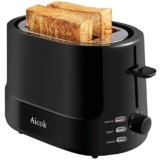Aicok Tostadora 850W con 2 Ranuras Anchas y Funciones Automáticas: Tostadora Compacta y Eficiente para Todos los Gustos