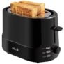 Aicok Tostadora 850W con 2 Ranuras Anchas y Funciones Automáticas: Tostadora Compacta y Eficiente para Todos los Gustos