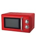 Artrom MM-720RML – Microondas retro, 700 W, color rojo [Clase de eficiencia energética A]