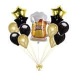 Globo de foil de jarra cerveza
