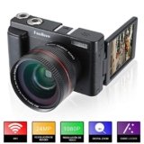 Camara Fotos Full HD 1080P,FamBrow Camara de Video WiFi 24MP Digital Zoom 16x