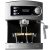 Cecotec Power Espresso Cafetera presión 20 Bares, Inoxidable, depósito 1,5 litros, Color Acero y Negro, 850 W, 0 Decibeles.