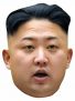 Close Up Máscara de cartón para Fiestas – Kim Jong-un