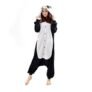 DarkCom – Disfraz de Animal Unisex para Adulto, Pijama o Cosplay Sleepsuit de una Pieza, Triste Panda