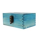 Caja Madera Azul