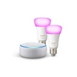 2 bombillas LED inteligentes Echo Dot