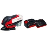 Einhell 4460713 Lijadora Multi TE-OS 18 li, 0 W, 18 V, Rojo + 4512042 Kit ..