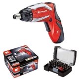 Taladro atornillador Einhell 32 piezas solo 22.9€