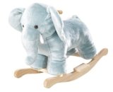 Elefante balancin Roba, balancin de madera tapizado