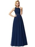 Opiniones Vestido Azul Largo