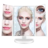 Espejo maquillaje con luz, espejo de mesa tríptica solo 15,21€