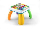 Fisher-Price Mesa multiaprendizaje bilingüe, mesa infantil bebé +6 meses (Mattel DRH34).